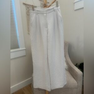 Abercrombie & Fitch Cream Wide Leg Trousers - 27waist, size 4